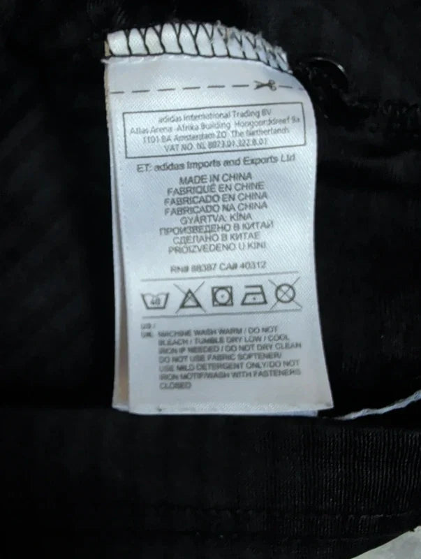 Adidas Black Men's Tennis Athletic Henley Short Sleeve Shirt Large