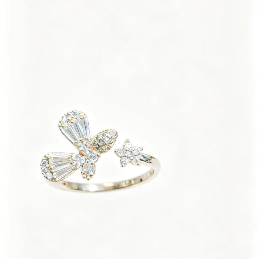 Fashionable Instagram-style Zircon Ring For Women