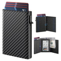 Multi-function Cardholder Carbon-fiber Mens Wallet