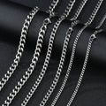 3mm Men's Cuban Chain Necklace | Stainless Steel Link Chain Jewelry