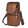 Men's Outdoor Leather Belt Bag Versatile Style