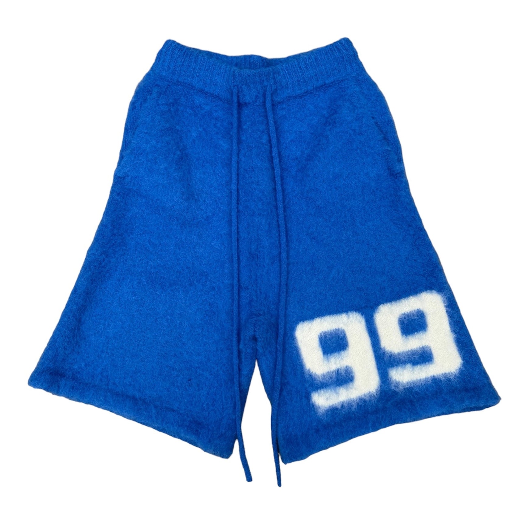 Mohair Shorts Royal Blue