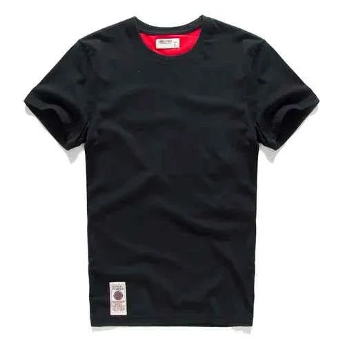 Classic Cotton Men's Solid O-Neck Tee