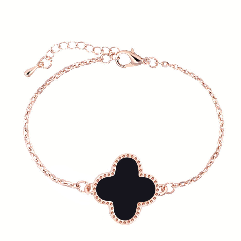 Women's Clover Single Versatile Korean Style Fashion Bracelet