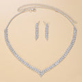 Women's Rhinestone Fashion Simple Diamond Suit Ethnic Style Necklaces