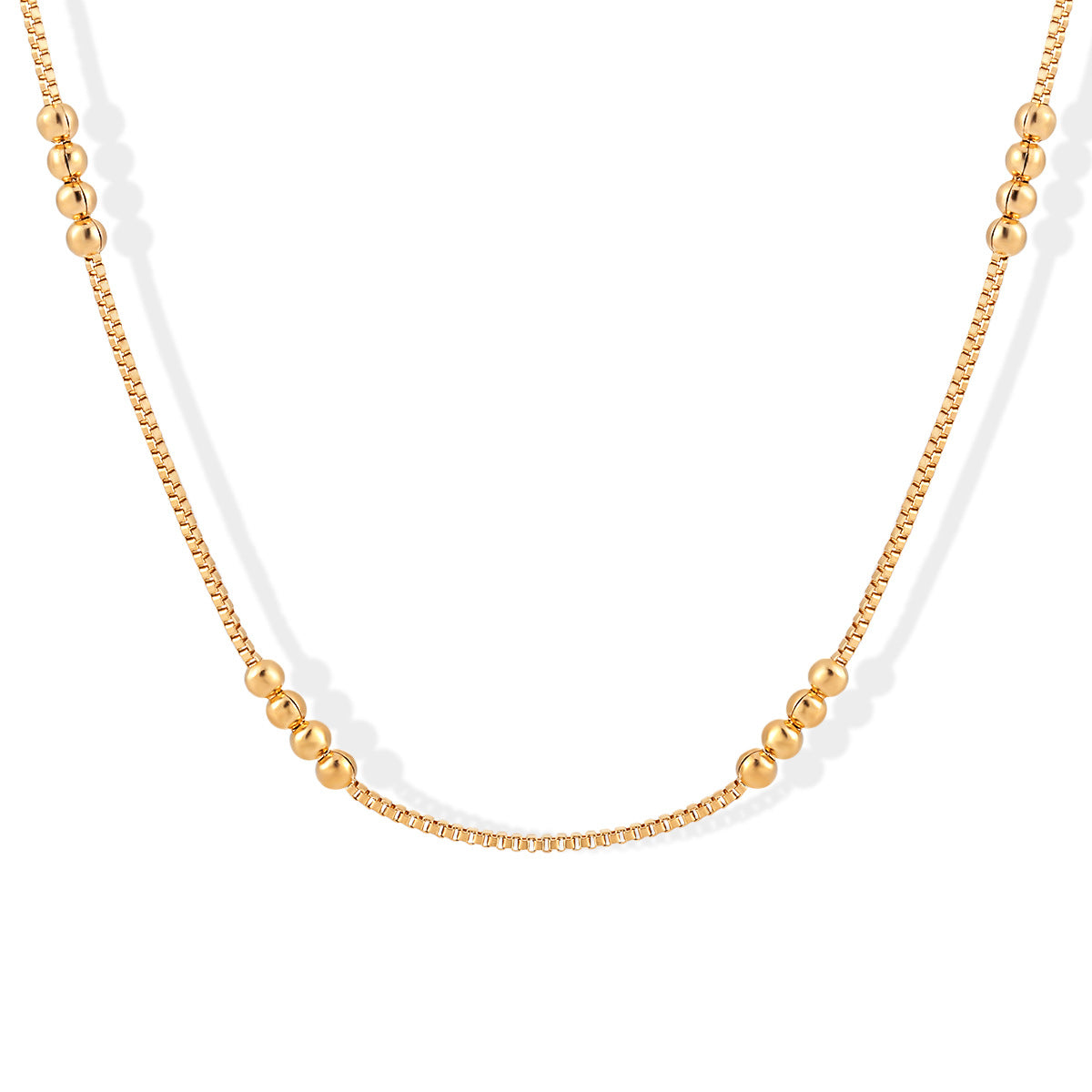 Women's Buckle Room Bead Fashion Electroplated Clavicle Necklaces