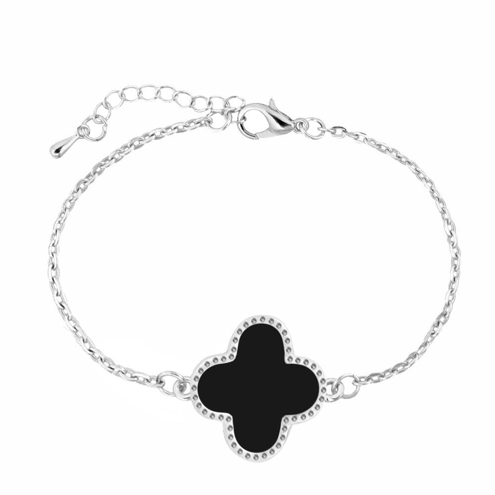 Women's Clover Single Versatile Korean Style Fashion Bracelet