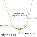 Women's French Entry Lux Knotted Pearl For Design Fashionable Temperamental Clavicle Necklaces