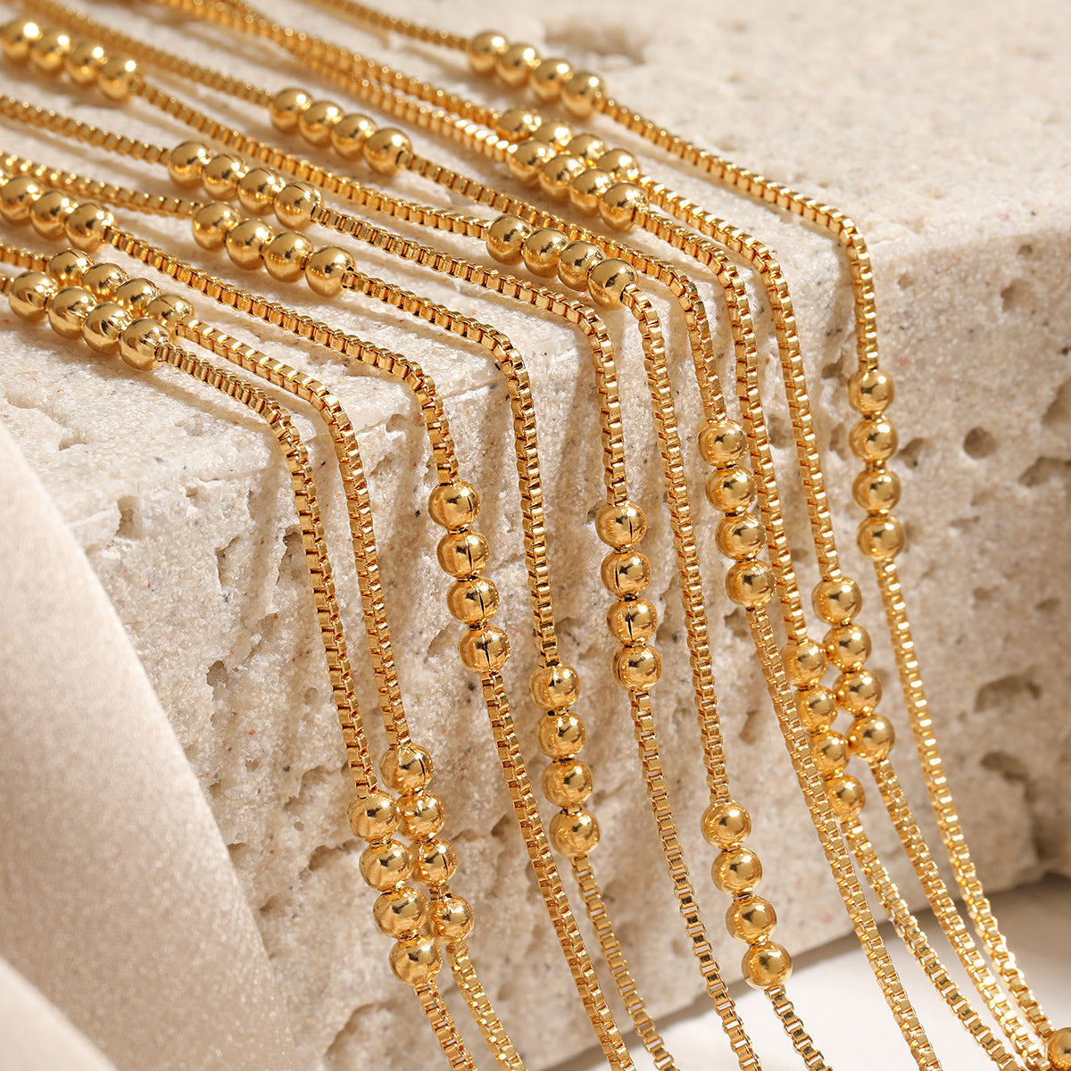Women's Buckle Room Bead Fashion Electroplated Clavicle Necklaces