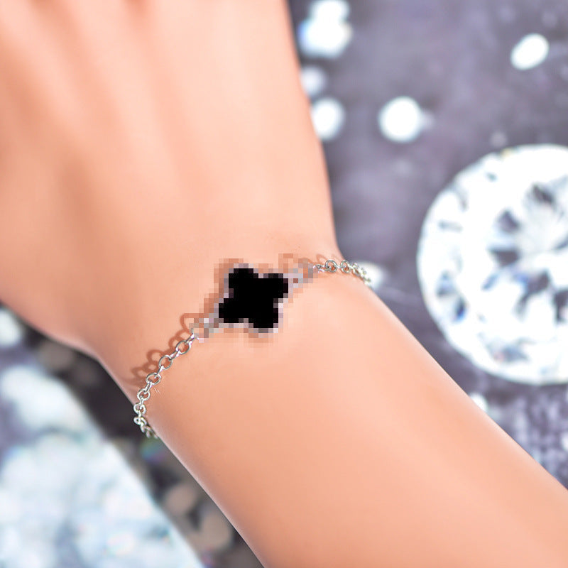 Women's Clover Single Versatile Korean Style Fashion Bracelet