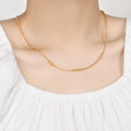 Women's Buckle Room Bead Fashion Electroplated Clavicle Necklaces