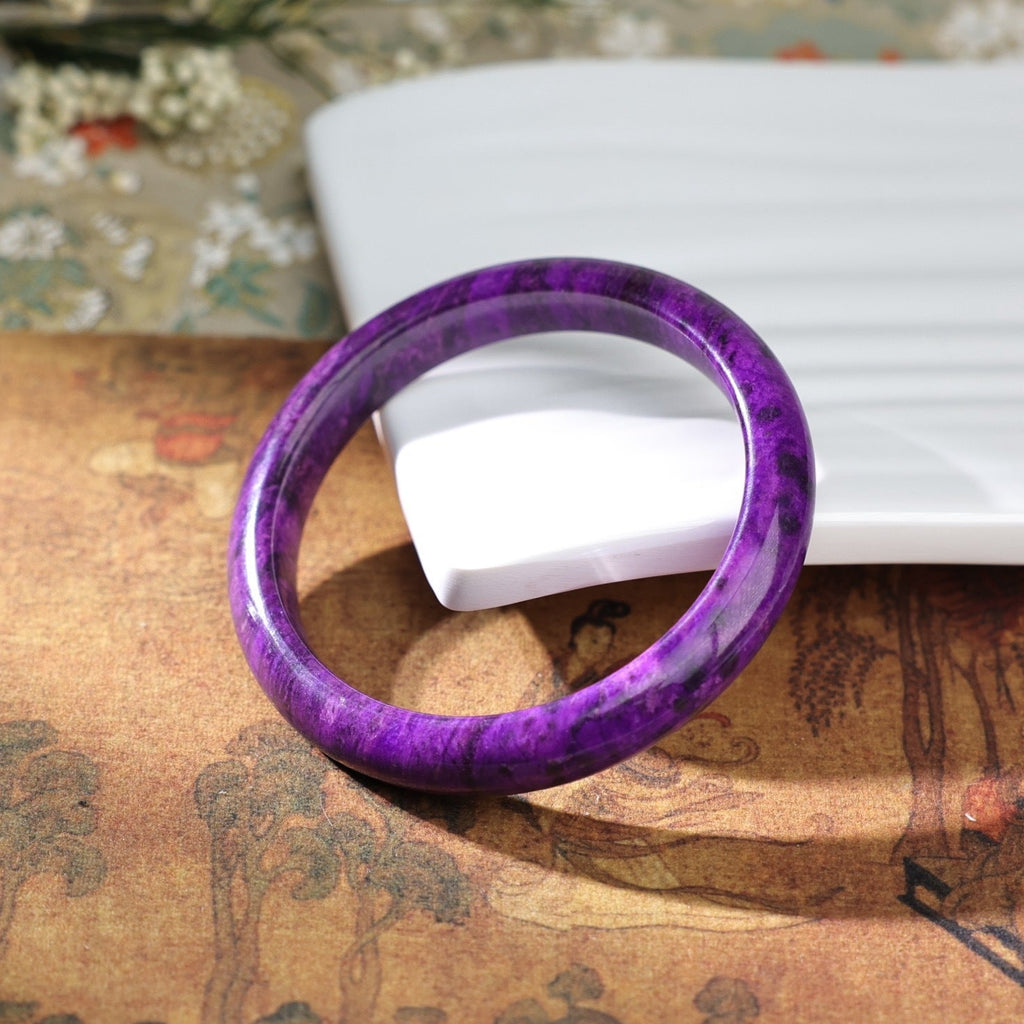 Women's Purple Royal Jade Simple Fashion Elegant Bracelet