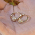 Women's Ball Ear Clip Fashion Temperament Small Personalized Exquisite Versatile For Earrings