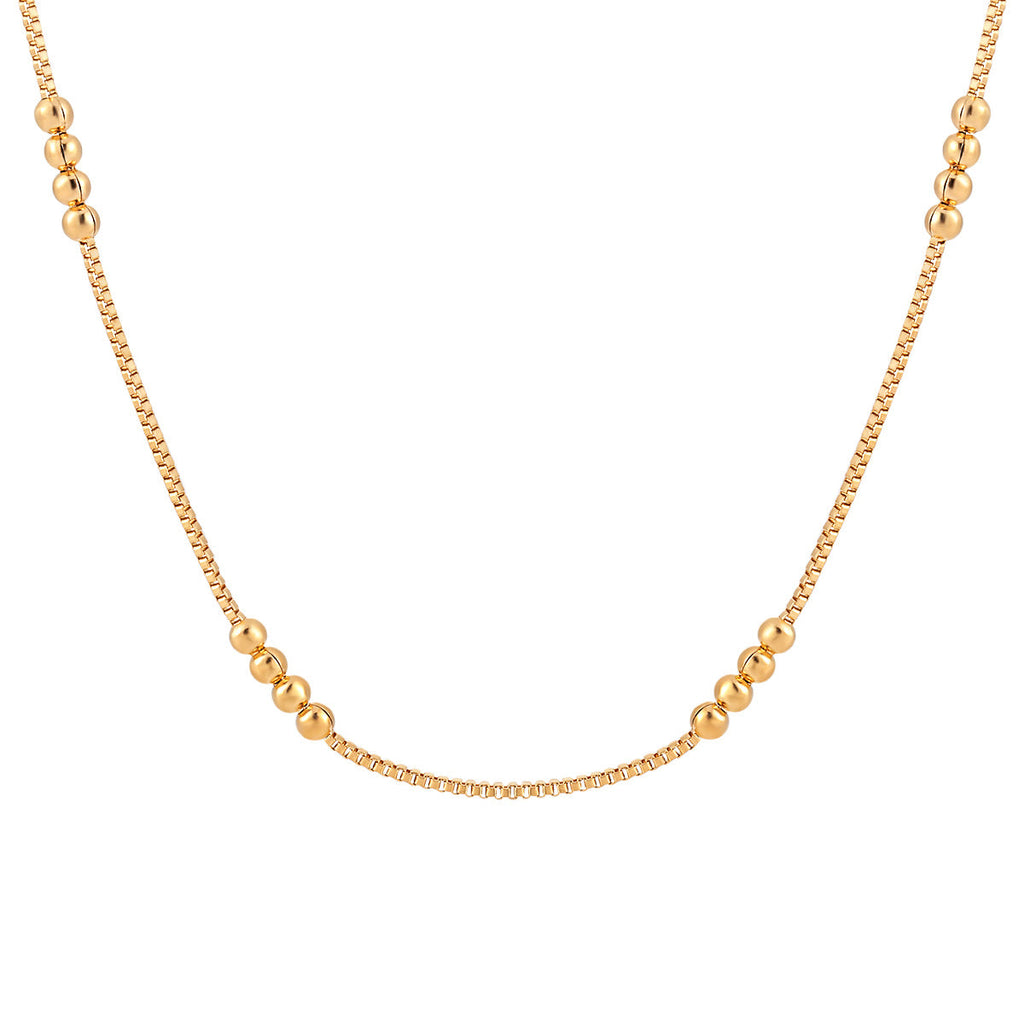 Women's Buckle Room Bead Fashion Electroplated Clavicle Necklaces
