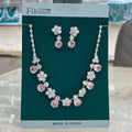 Women's Palace Style Zircon Flower Exquisite Elegant Light Luxury Fashion Jewelry Set