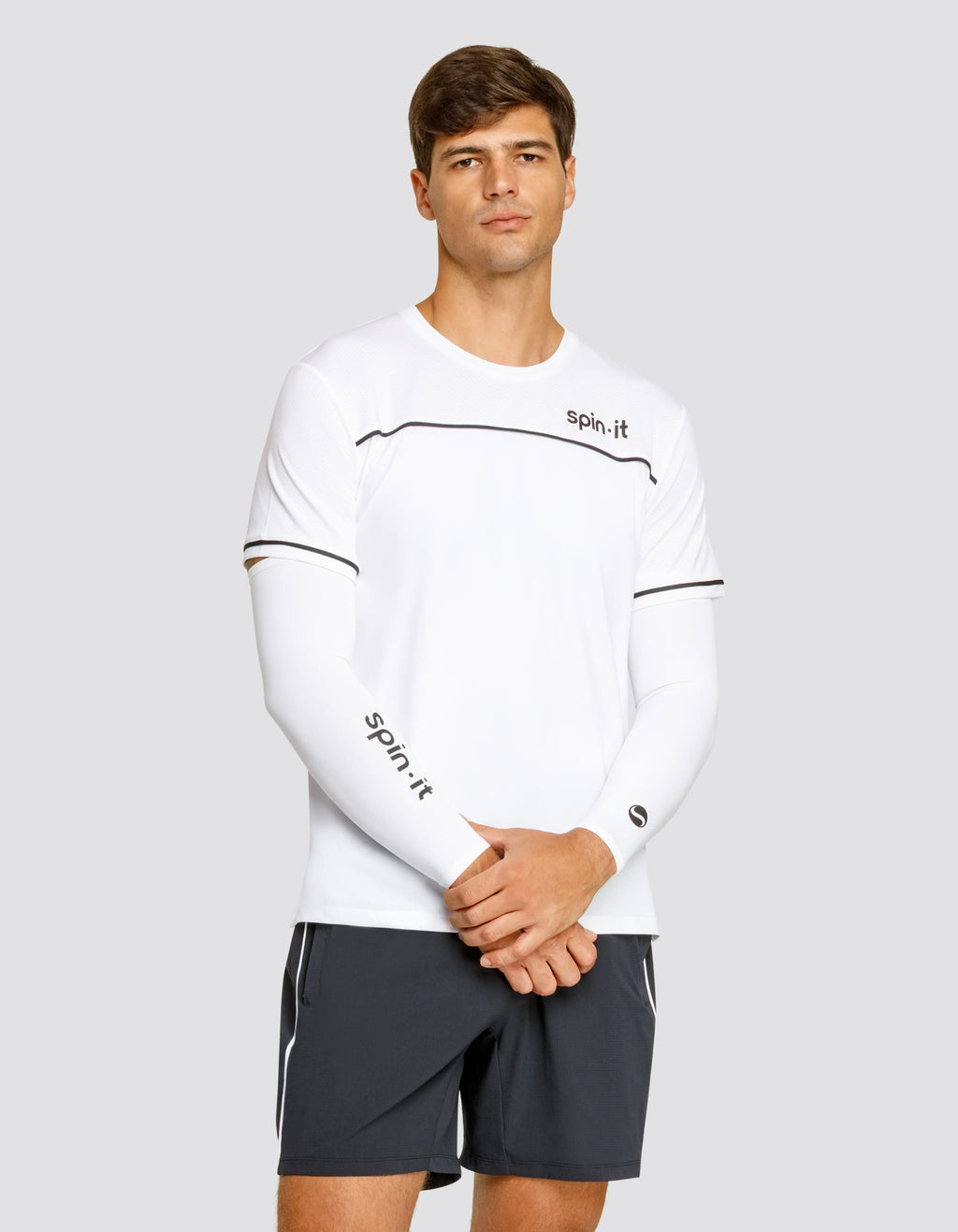 Elevate Compression Sleeves - Chalk White
