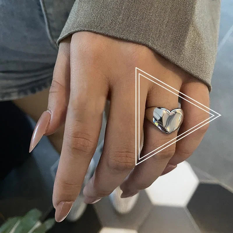 New Irregular Opening Pearl Ring Two-piece Set For Women Fashionable Personalized Daily Accessory Party Jewelry Birthday Gifts