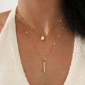 Fashion Imitation Pearls Necklace For Women Gold & Silver Color Adjustable Chain Choker Girls Simple Party Jewelry Accessories