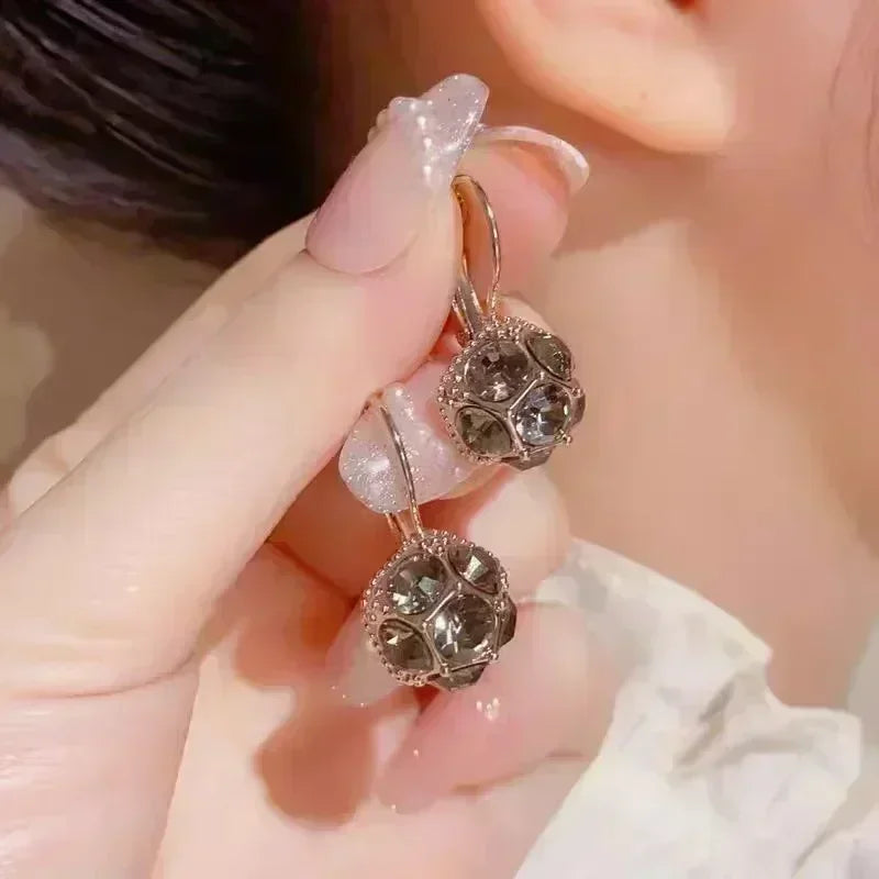 Colorful Flower Butterfly Earrings Seven-piece Set For Women Fashion Personalized Daily Accessory Party Jewelry Birthday Gifts