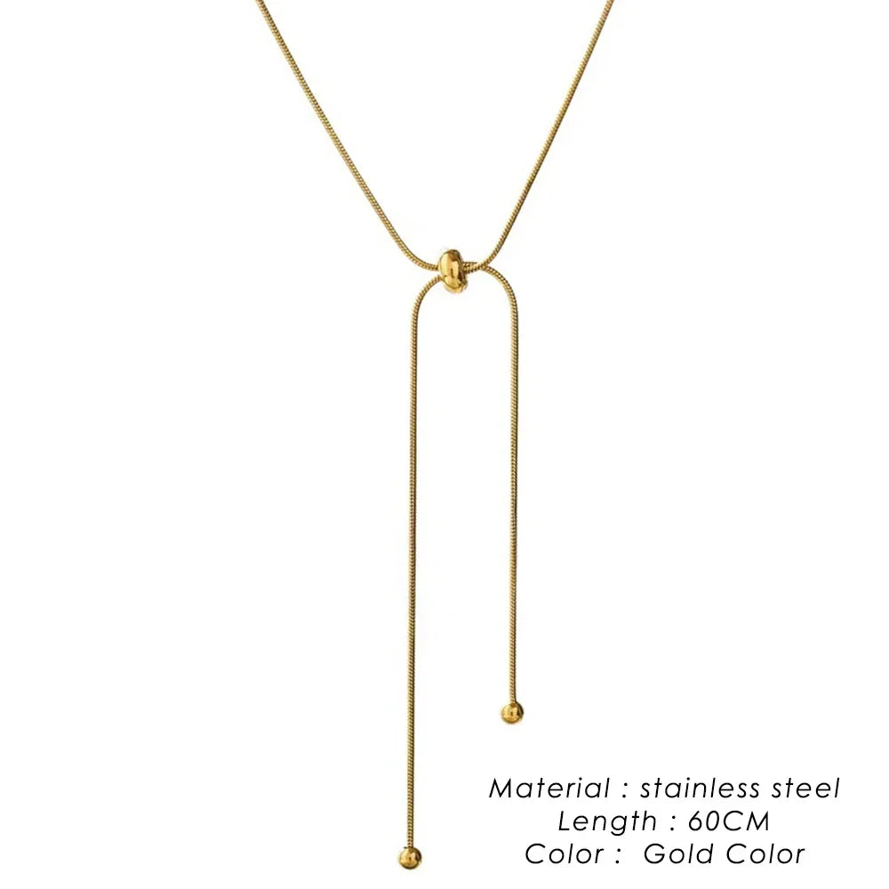 SUNIBI Fashion Stainless Steel Necklace for Woman Personality Infinity Cross Pendant Gold Color Necklaces on Neck Women Jewelry