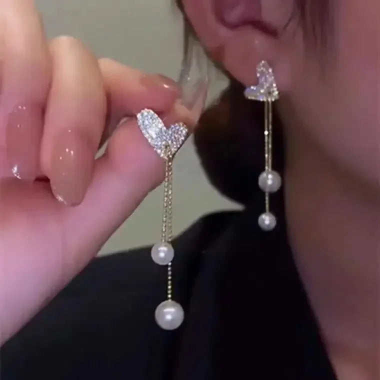 New Simple Metal Style Glossy Geometric Earrings For Women Fashionable Personalized Daily Accessory Party Jewelry Birthday Gifts