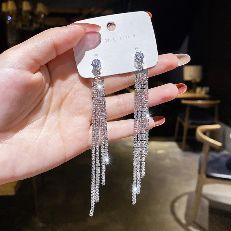 New Simple Metal Style Glossy Geometric Earrings For Women Fashionable Personalized Daily Accessory Party Jewelry Birthday Gifts