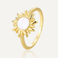 925 Sterling Silve Fashion Wedding Sun Elegant Ring For Women Finger Rings Female Engagement Party Jewelry Accessories Gift ﻿