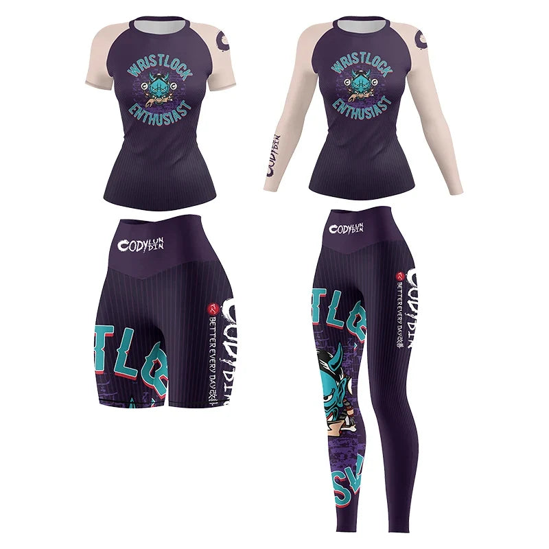 Cody Lunidn Fashion Cartoon Printing Clothes for Women MMA Fighting