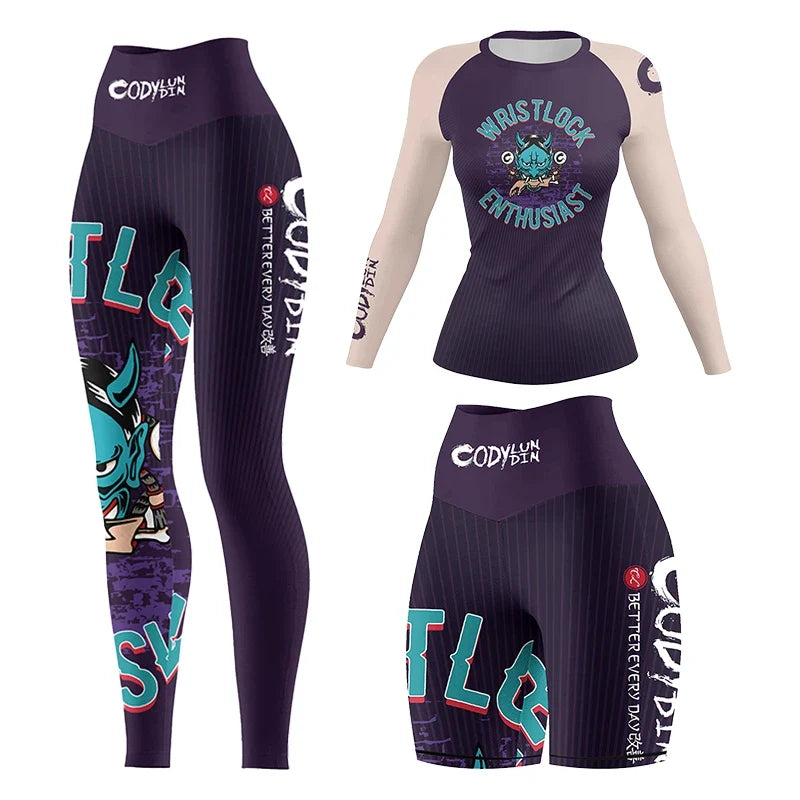 Cody Lunidn Fashion Cartoon Printing Clothes for Women MMA Fighting