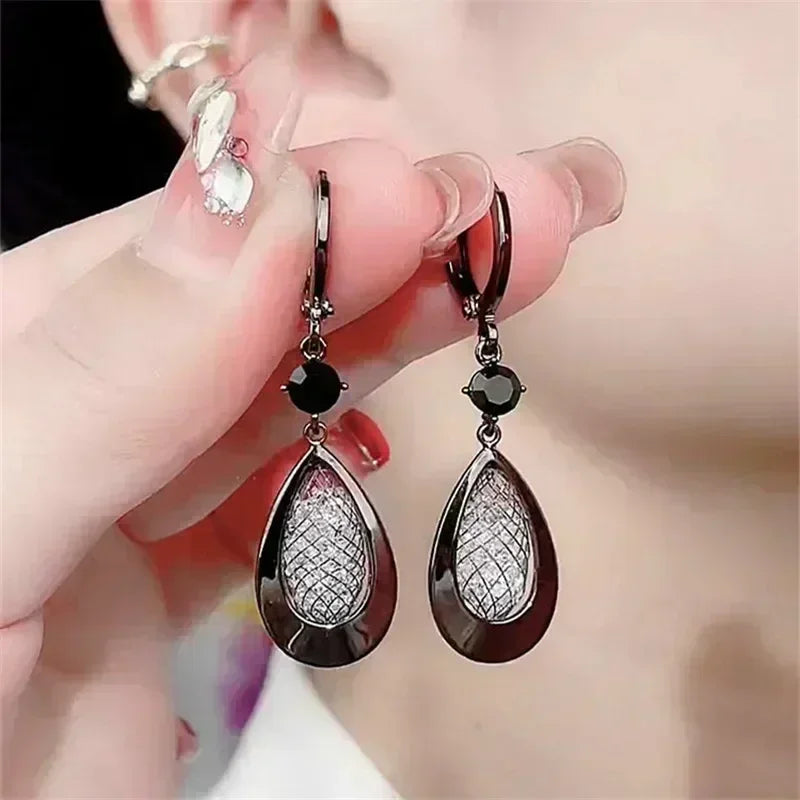 Colorful Flower Butterfly Earrings Seven-piece Set For Women Fashion Personalized Daily Accessory Party Jewelry Birthday Gifts
