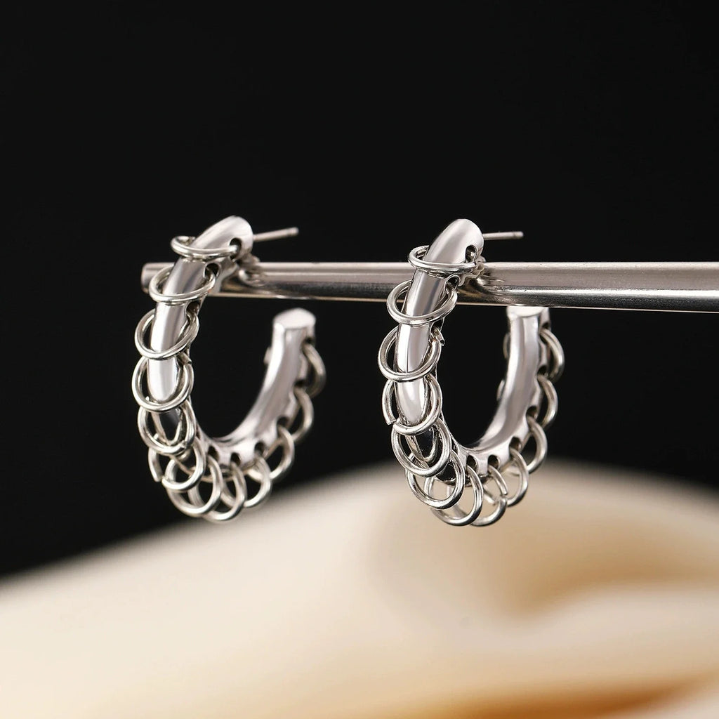 Chic Pearl Pendant Earrings for Women Detachable Before and After Wearing Ins Fashion Women's Earrings Jewelry Accessories Gifts