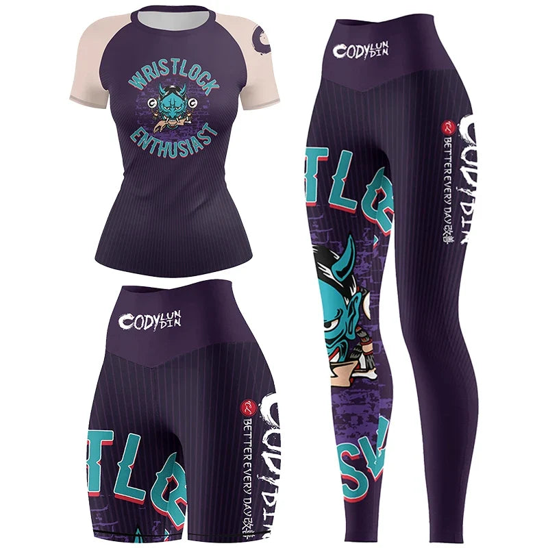 Cody Lunidn Fashion Cartoon Printing Clothes for Women MMA Fighting