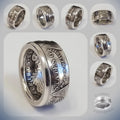 Vintage S925 Sterling Silver Ring | Classic Motto Design for Men