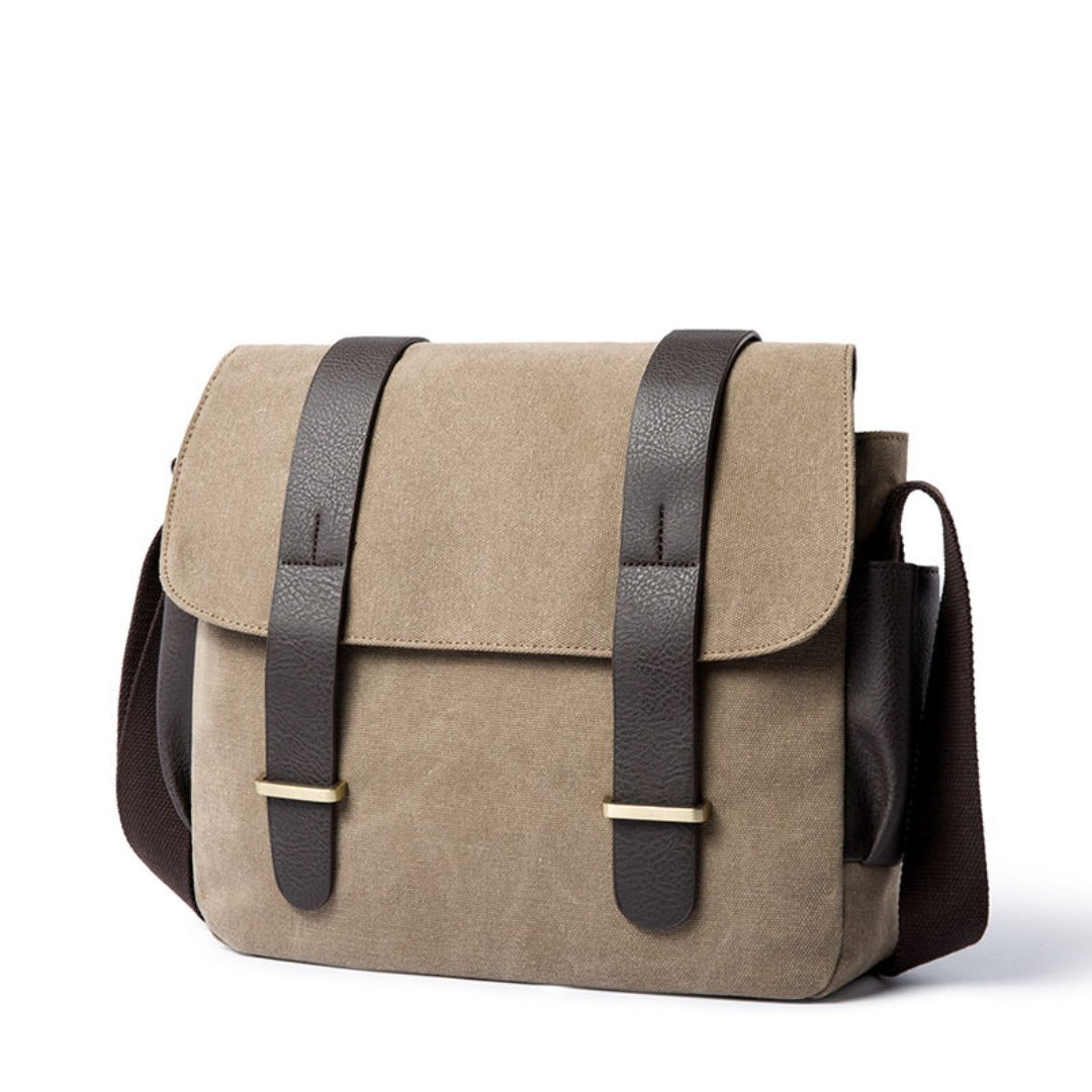 Men's shoulder bag, travel leisure crossbody bag canvas, student bag, men's crossbody bag