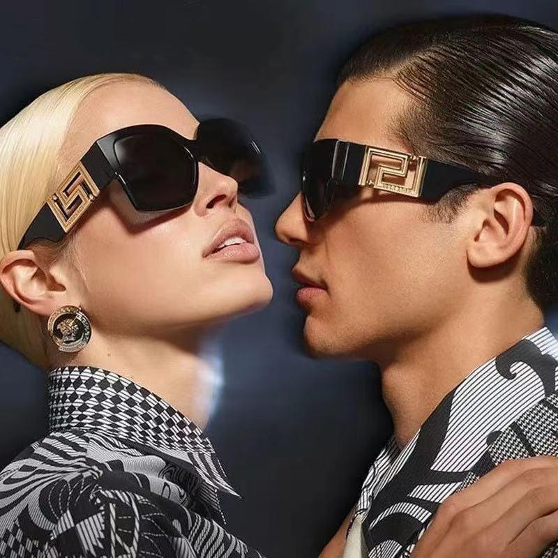 Classic Oversized & Square Shape Sunglasses Designer Style Vintage For Women & Men Fashionable Classic & Luxury Summer Outdoor Traveling  Sunglasses  Fashion Oversize Square Sunglasses