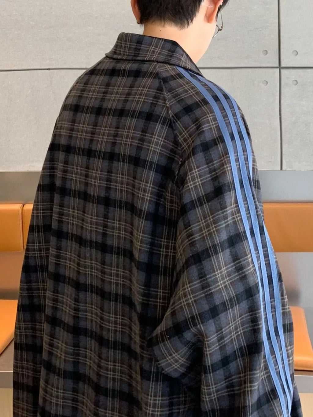 Men's Plus Size Plaid Casual Long Sleeve Shirt