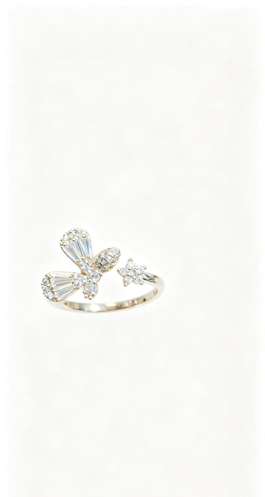 Fashionable Instagram-style Zircon Ring For Women