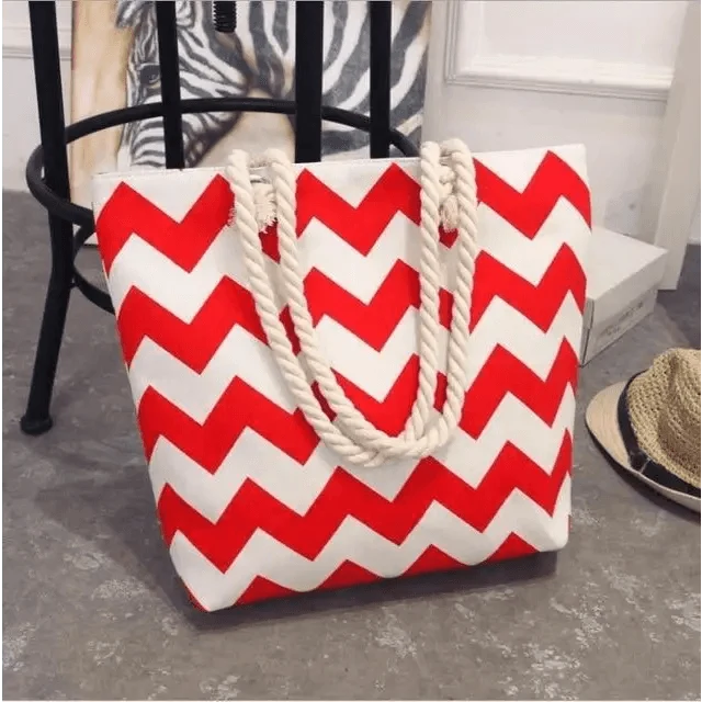 Eye-Catching Fashionable Folding Women Big Size Handbag Ladies Casual Flower Printing Canvas Graffiti Shoulder Bag