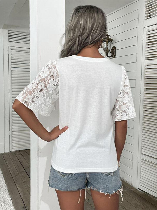 Modern Fashion Women's Valentine's Day Clothing Printed Short Sleeve T-Shirt